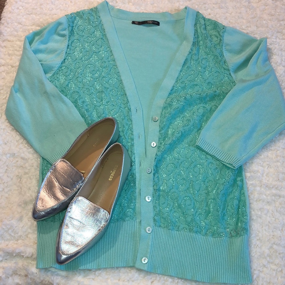 Gorgeous mint cardigan
